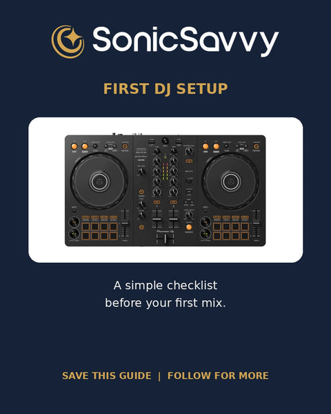 SonicSavvy first DDJ-FLX4 setup checklist