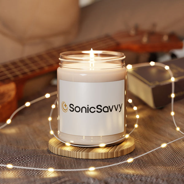 SonicSavvy Scented Soy Candle