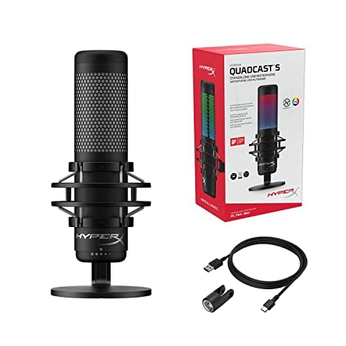 HyperX QuadCast S RGB USB Condenser Microphone