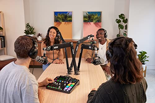 RODE RODECaster Pro II All-in-One Production Solution for Podcasting, Streaming, Music Production and Content Creation, Black