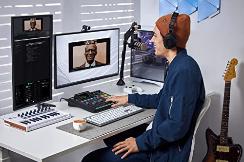 RODE RODECaster Pro II All-in-One Production Solution for Podcasting, Streaming, Music Production and Content Creation, Black