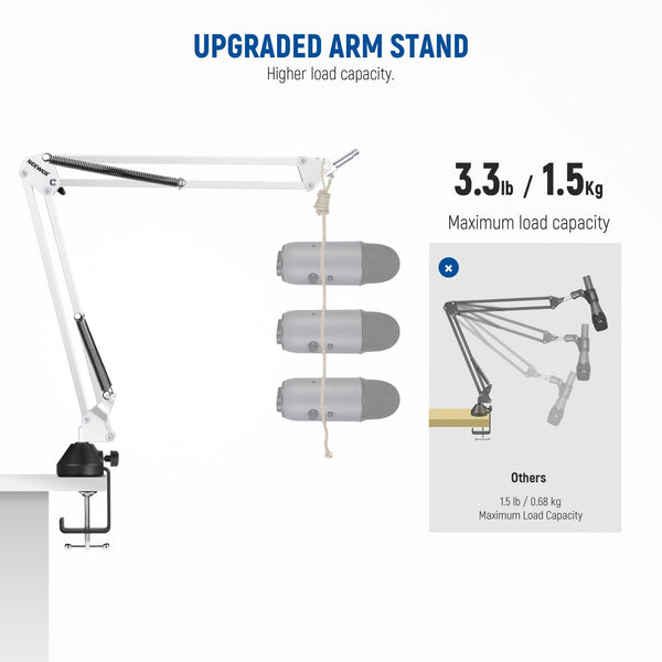 NEEWER Low Profile Mic Arm Desk Mount