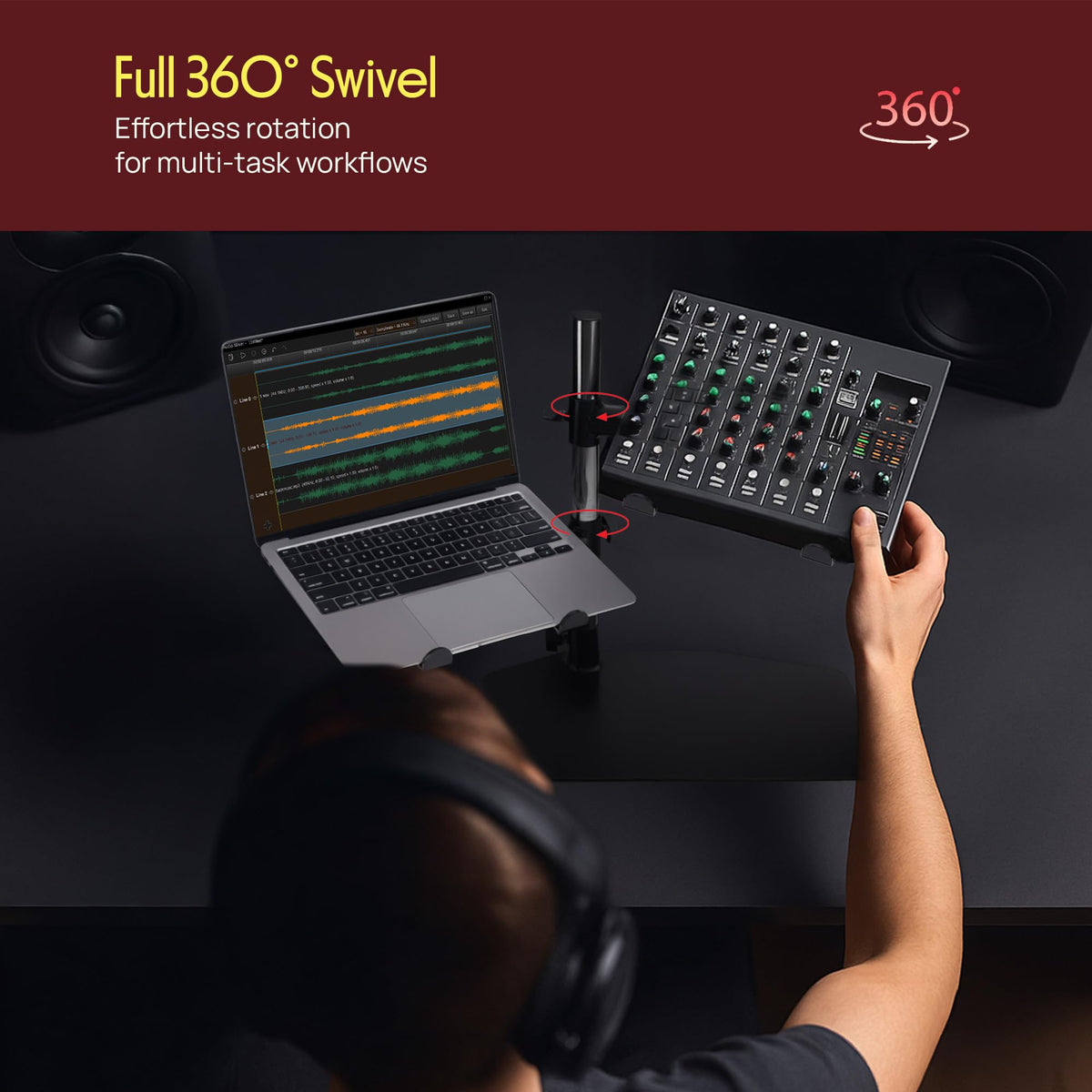 Pyle Pro DJ Laptop Stand