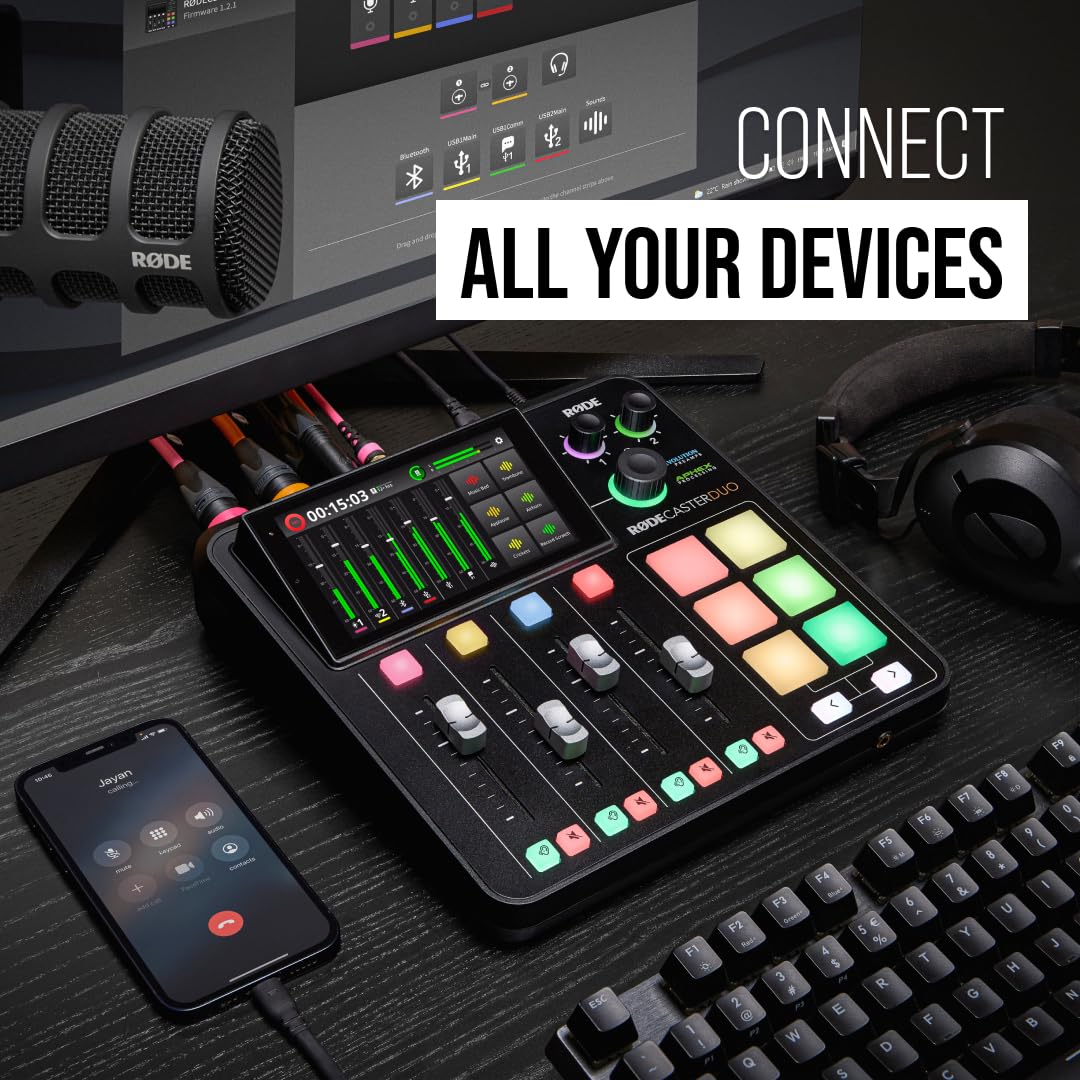 RØDECaster Duo – Compact Audio Interface for Creators