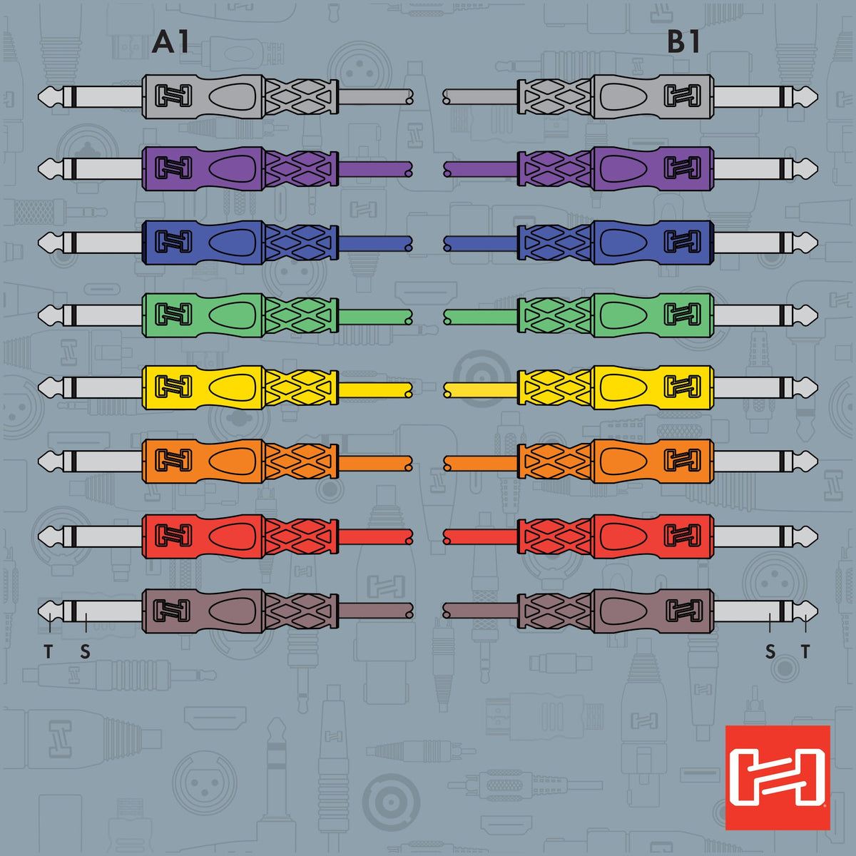 Hosa Pro DJ Cables Kit