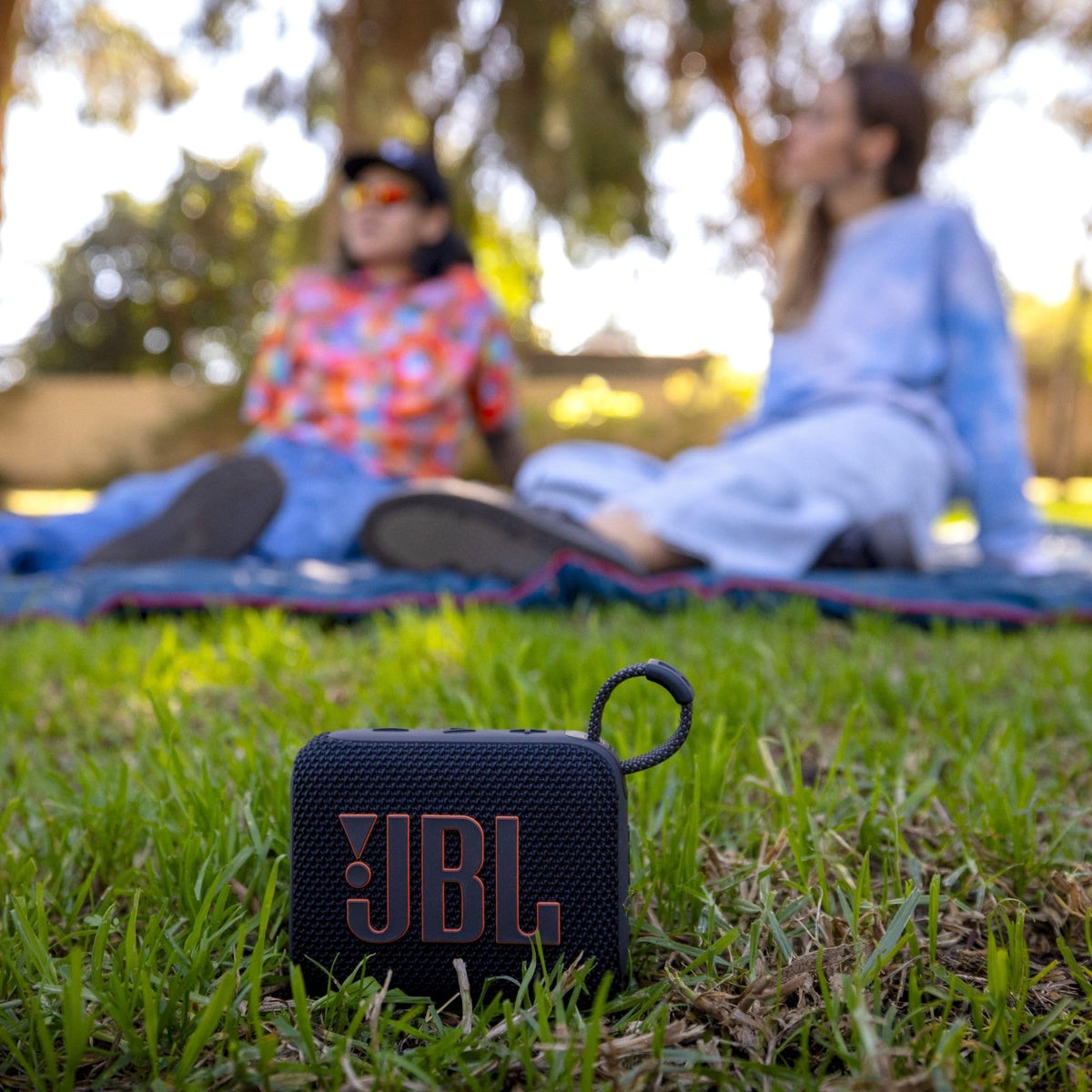 JBL Go 4 - Ultra-Portable, Waterproof and Dustproof Bluetooth Speaker, 7-Hour Built-in Battery, (Black)