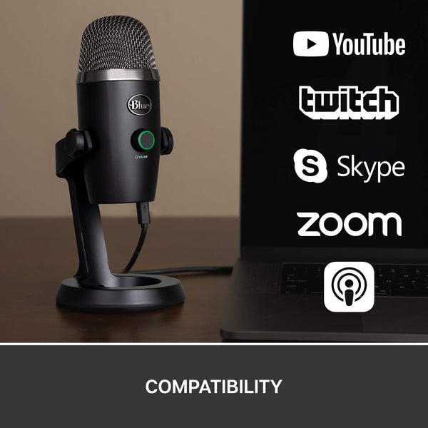 Blue Yeti USB Microphone – Studio Quality