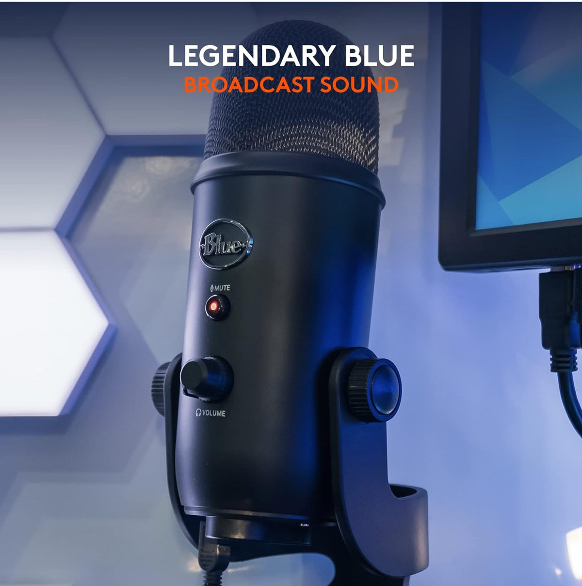 Blue Yeti USB Microphone – Studio Quality