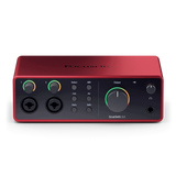 Focusrite Scarlett 4i4 complete front view